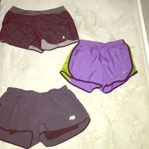 3 short shorts 3 colors 3 brands